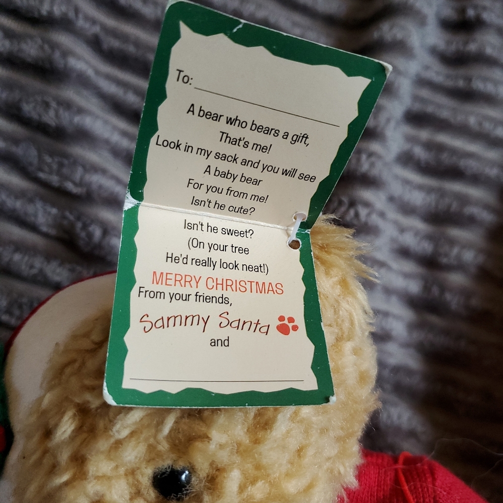 Vintage 2001 Avon Sammy Plush Bear - Picture 4 of 7